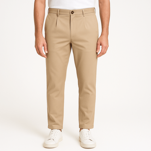 Pantalón tipo dock caqui