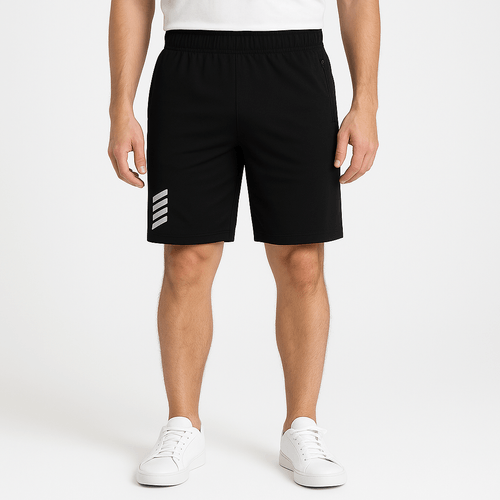 Short negro deportivo sólido