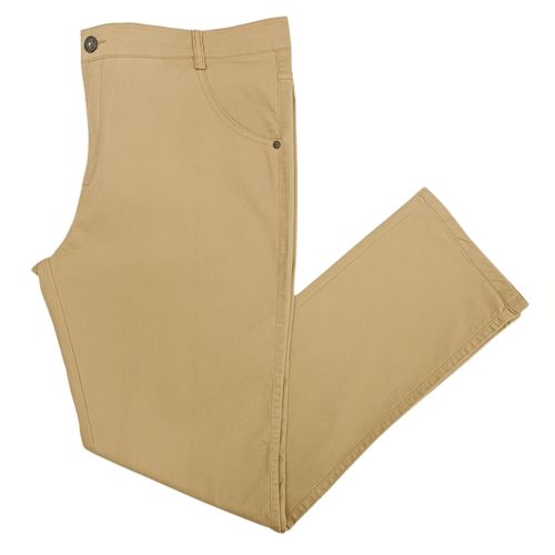 Pantalón beige sólido