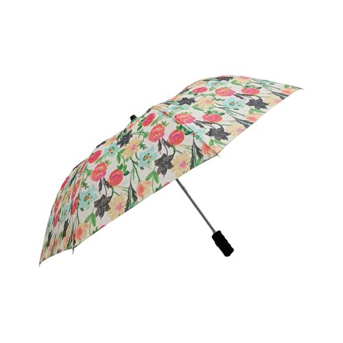 Sombrilla multicolor plegable automática