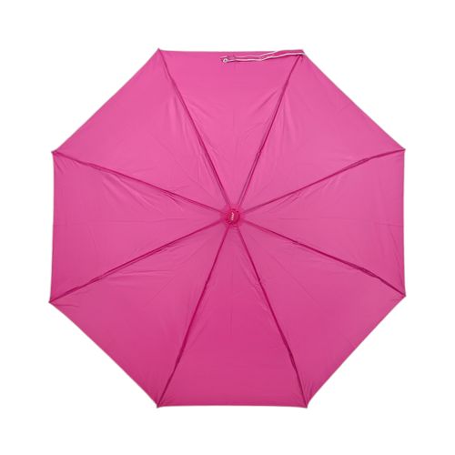 Sombrilla fucsia plegable automática