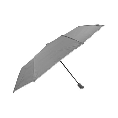 Sombrilla gris plegable automática