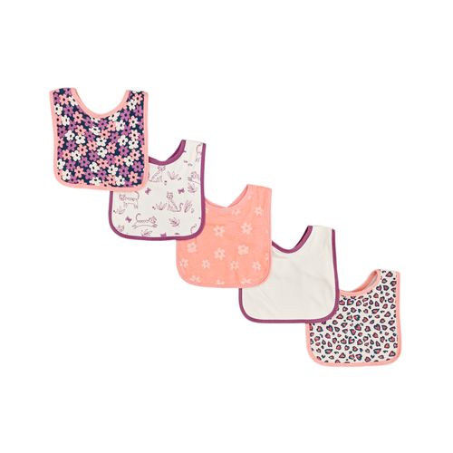 Set de baberos estampados para bebé niña