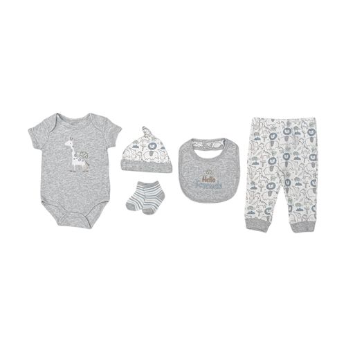 Set de regalo gris para bebé niño