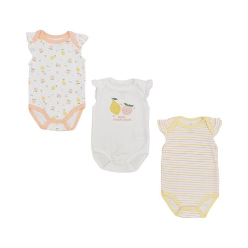 Set mamelucos multicolor para bebé niña