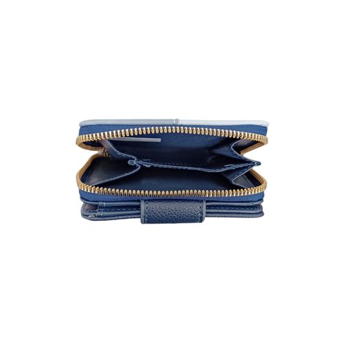 Billetera zip around multicolor para mujer