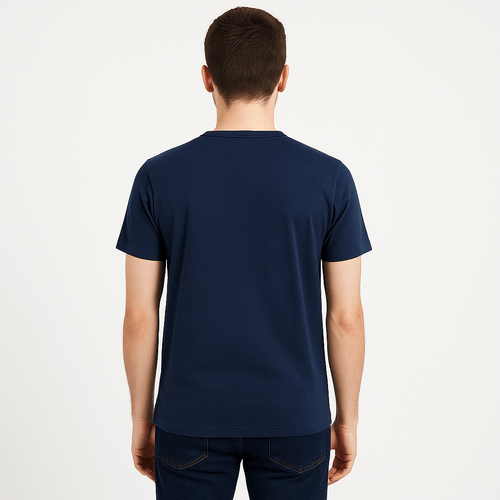 Camiseta navy estampada