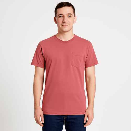 Camiseta rosado sólido