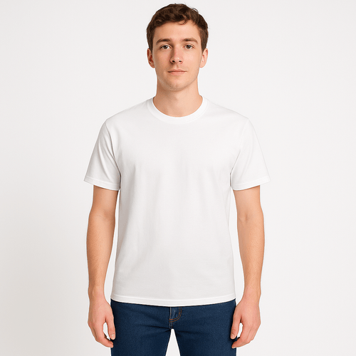 Camiseta blanco sólida