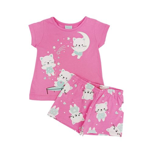 Pijama rosa para niña