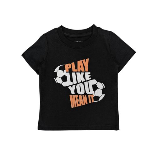 Camiseta negra para niño