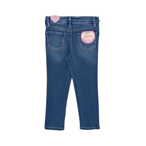 Skinny jeans azul para niña