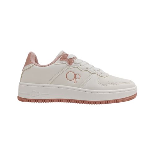 Sneakers blancos con textura para mujer
