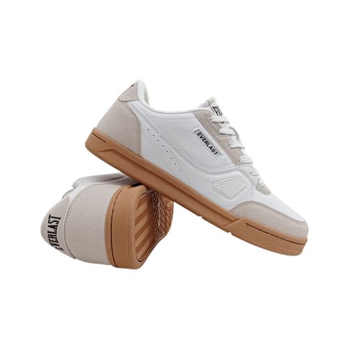Sneakers blancos con textura para hombre