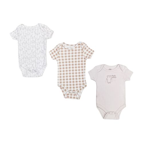 Set de mamelucos estampados para bebé niño