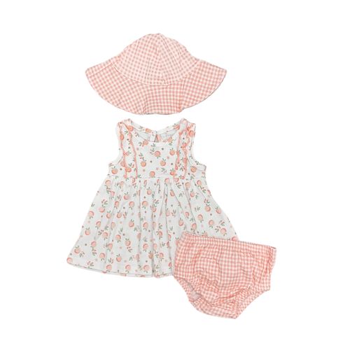 Set vestido estampado para bebé niña