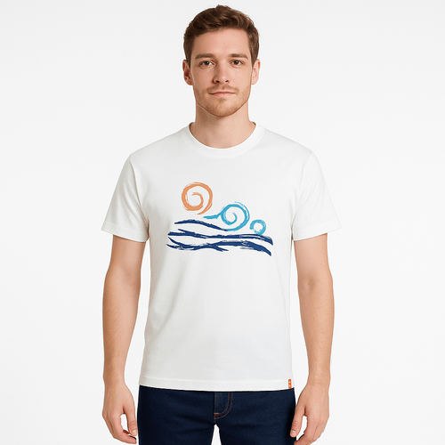 Camiseta blanca para hombre