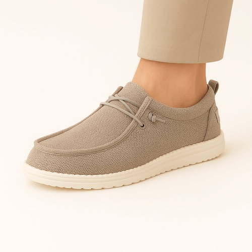 Mocasines casuales beige para hombre