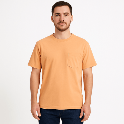Camiseta naranja para hombre