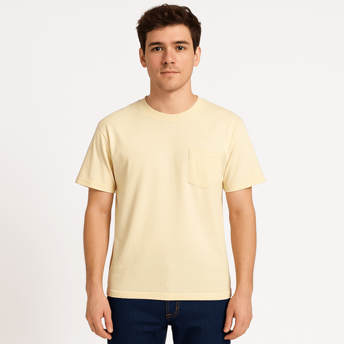 Camiseta amarilla para hombre