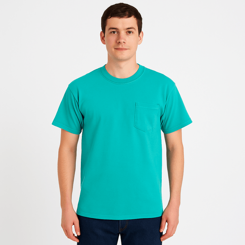 Camiseta verde esmeralda para hombre