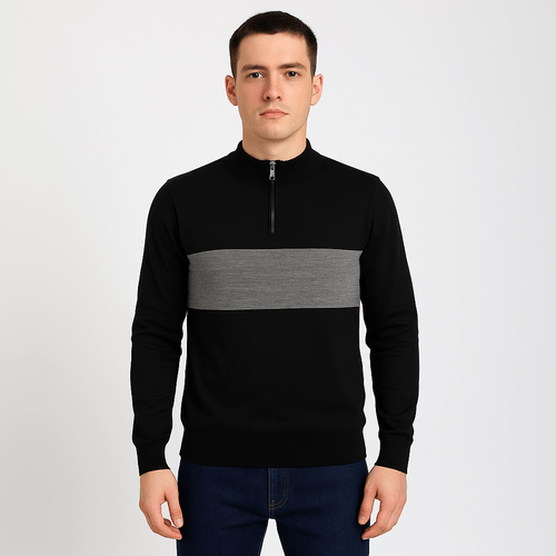 Pull over bicolor para hombre