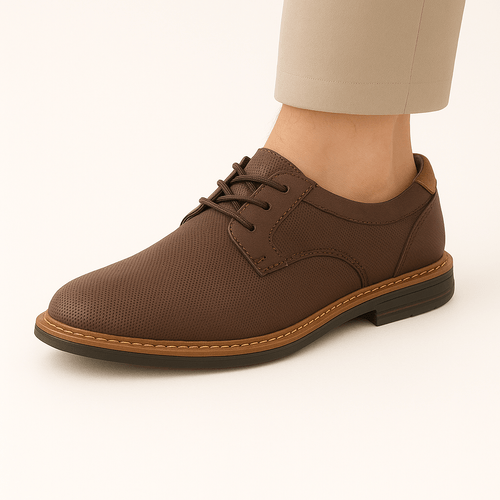 Mocasines café para hombre
