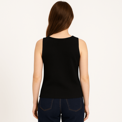 Camiseta con textura para mujer