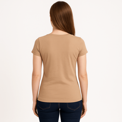 Camiseta terracota sólida