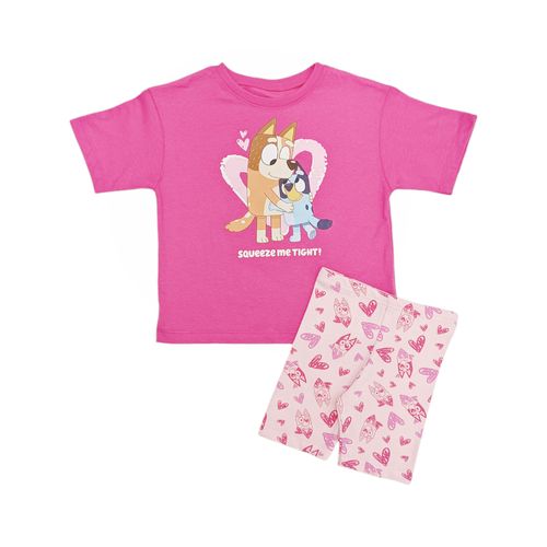 Conjunto rosa estampado para niña