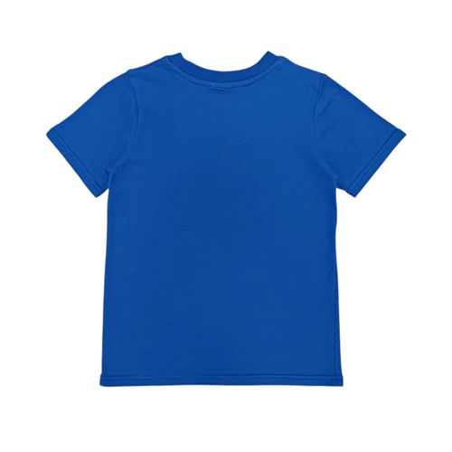 Camiseta azul estampada para niño