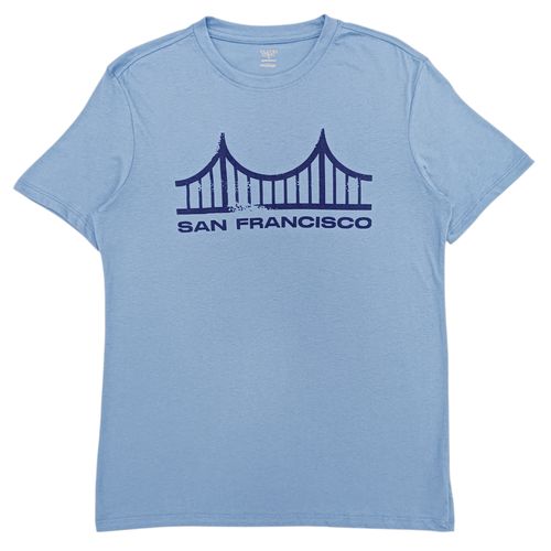 Camiseta celeste estampada para Hombre