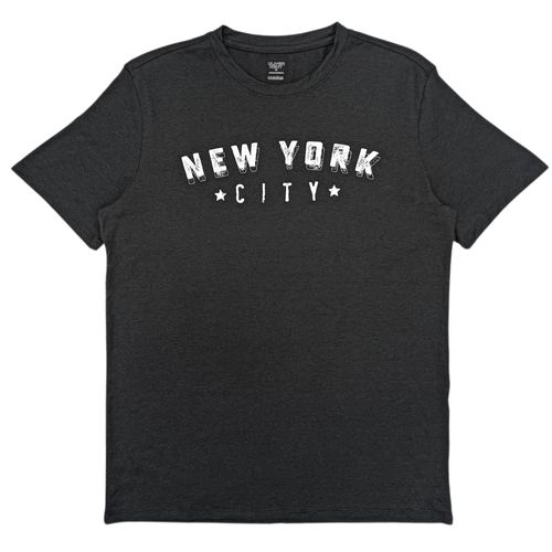Camiseta negra estampada para Hombre