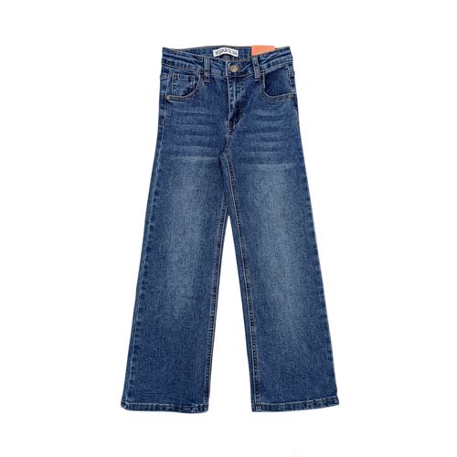 Wide leg jeans azul para niña