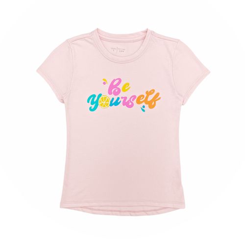 Camiseta rosa para niña