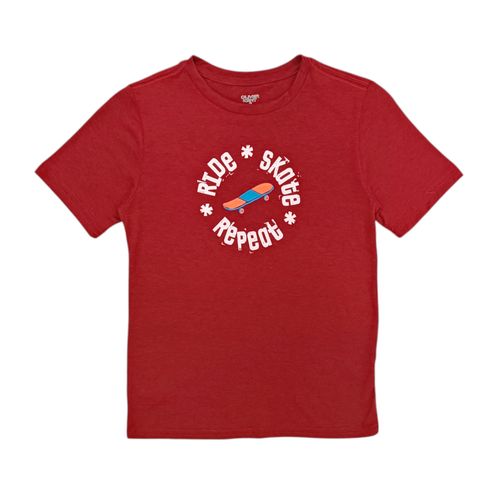 Camiseta roja para niño