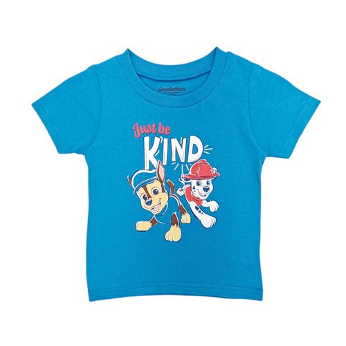 Camiseta azul para niño