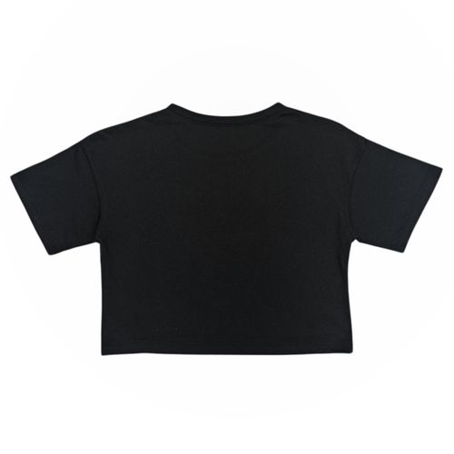 Crop top negra para niña