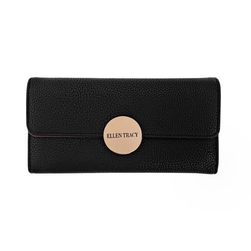 Billetera trifold sólida para mujer