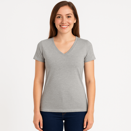 Camiseta jaspeada para mujer