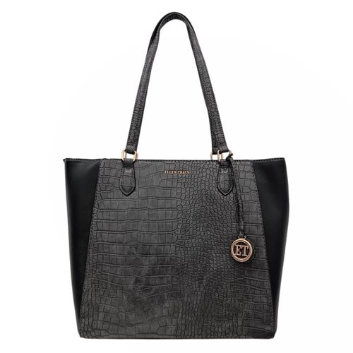 Cartera tote con textura para mujer