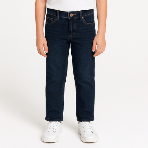 Jeans recto azul oscuro para niño