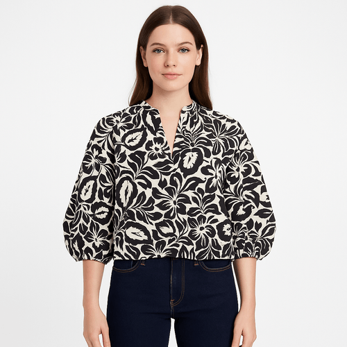 Blusa estampada para mujer