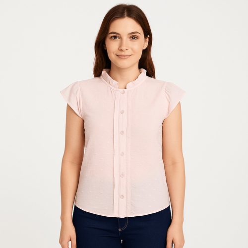 Blusa con textura para mujer