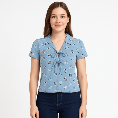 Blusa estampada para mujer