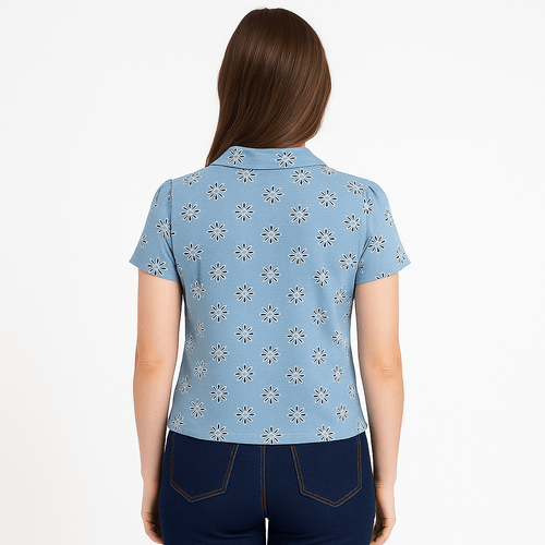 Blusa estampada para mujer