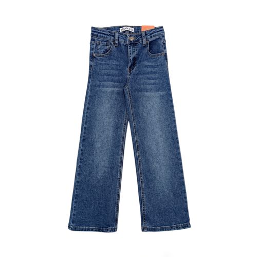 Wide leg jeans azul para niña