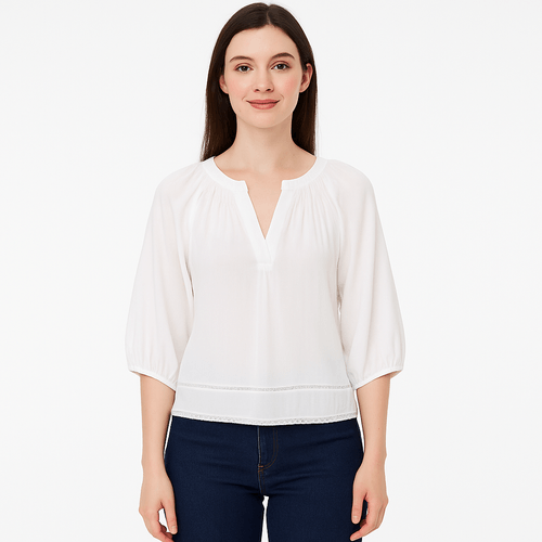 Blusa sólida para mujer
