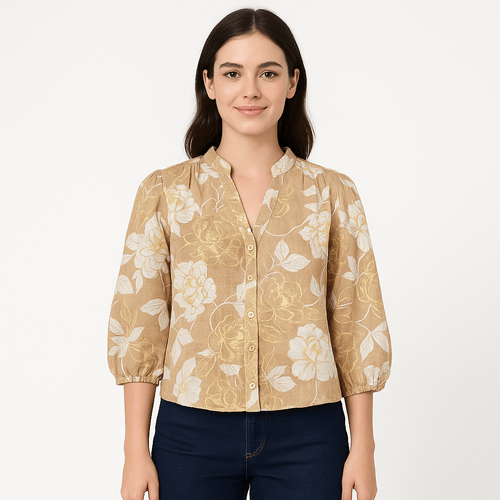 Blusa estampada para mujer