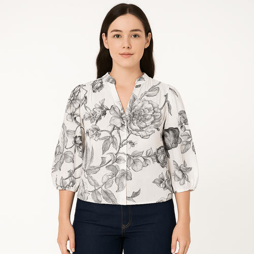 Blusa estampada para mujer